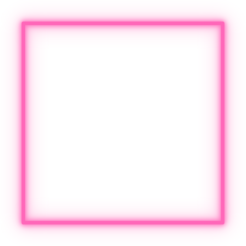 Pink neon frame